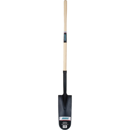 Pelle &agrave; drain, Acier durci, Lame 14" x 6", 46" lo, Manche Droit Les Fournitures Industrielles Méga