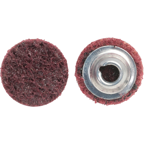 Bear-Tex&reg; Rapid Prep Non-Woven Quick-Change Disc, 2" Dia., Medium Grit, Aluminum Oxide Les Fournitures Industrielles Méga