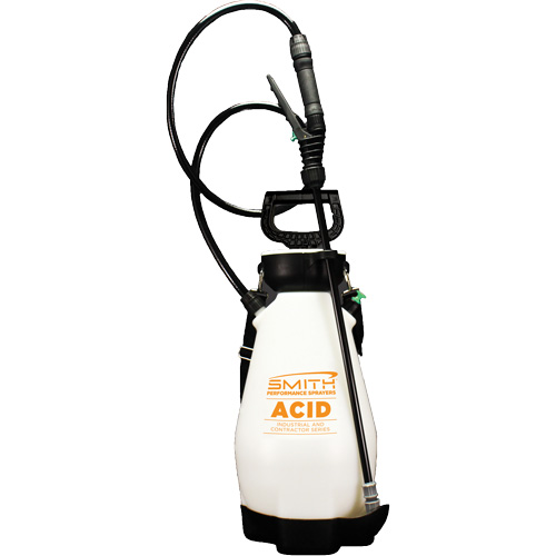 Vaporisateur d'acide &agrave; compression s&eacute;rie industriel & entrepreneur, 2 gal. (9 L), Poly&eacute;thyl&egrave;ne, Lance de 21" Les Fournitures Industrielles Méga