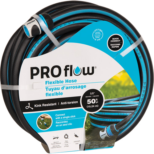 Boyau flexible, Plastique, 5/8" dia x 100' Les Fournitures Industrielles Méga