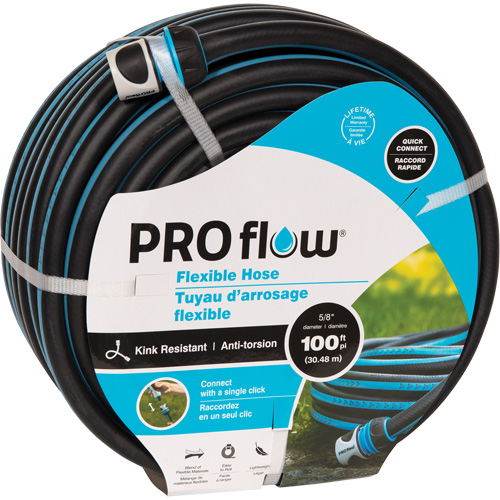 Boyau flexible, Plastique, 5/8" dia x 50' Les Fournitures Industrielles Méga