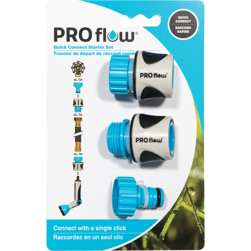 Trousse de d&eacute;marrage de raccords rapides Pro Flow Les Fournitures Industrielles Méga