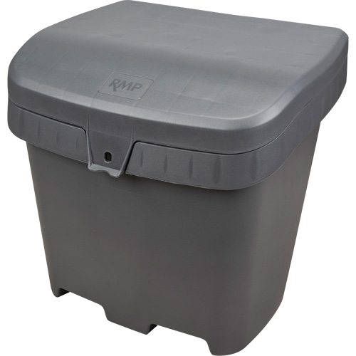 Salt & Sand Storage Bins, With Hasp, 21" x 27" x 26", 4.24 cu. ft., Grey Les Fournitures Industrielles Méga