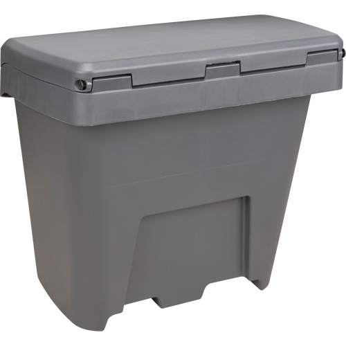 Salt & Sand Storage Bins, With Hasp, 21" x 27" x 26", 4.24 cu. ft., Grey Les Fournitures Industrielles Méga