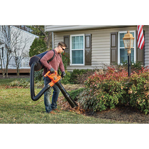 3-in-1 VacPack Leaf Blower/Vacuum/Mulcher, 250 MPH Output, Electric Les Fournitures Industrielles Méga