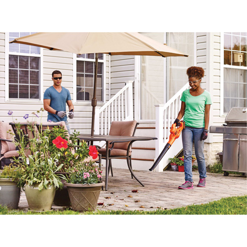 Max* Cordless Sweeper Kit, 20 V, 130 MPH Output, Battery Powered Les Fournitures Industrielles Méga