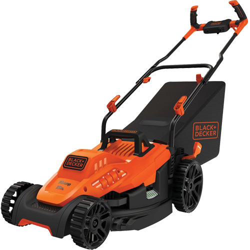 Lawn Mower with Comfort Grip Handle, Push Walk-Behind, Electric, 15" Cutting Width Les Fournitures Industrielles Méga