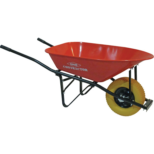Brouette dentrepreneur Big Wheel, 6 pi³, plateau Acier Les Fournitures Industrielles Méga