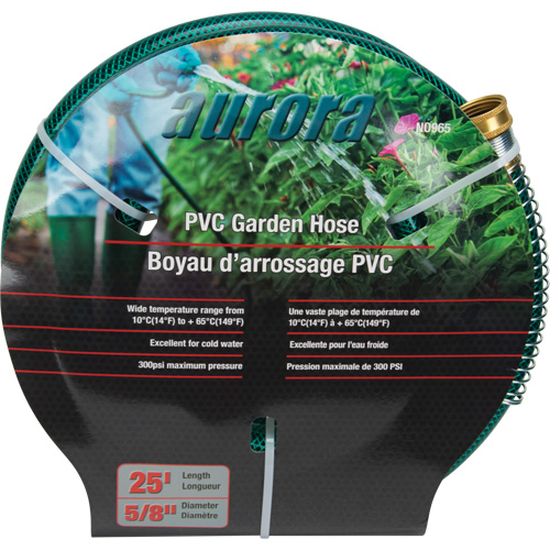 Tuyau de jardin, PVC, 5/8" dia x 25' Les Fournitures Industrielles Méga