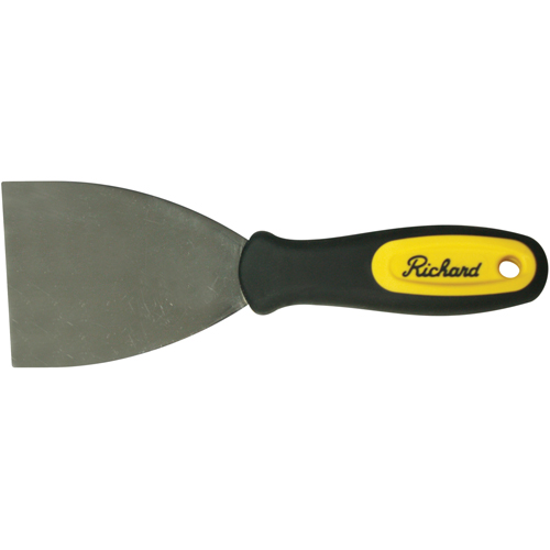 Stiff Wall Scrapers, High-Carbon Steel Blade, 3" Wide, Plastic Handle Les Fournitures Industrielles Méga