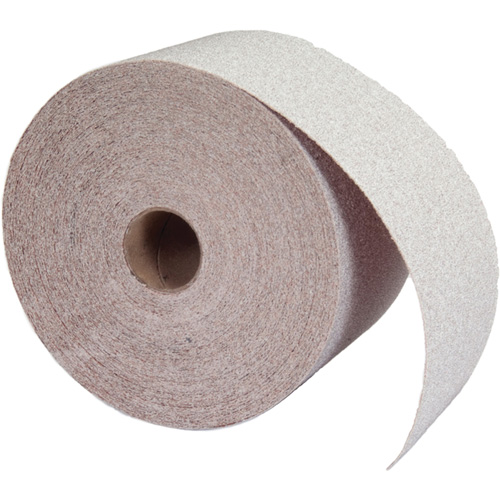 Rouleau en papier PSA, Oxyde d'aluminium, 2-3/4" la x 135' lo, Grain 180 Les Fournitures Industrielles Méga