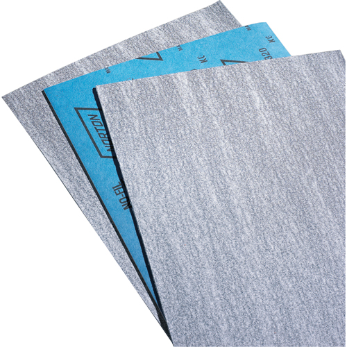 Papier abrasif en feuilles de papier - No-Fil Durite A475, 9" x 11", Grain P80-B, Carbure de silicium Les Fournitures Industrielles Méga