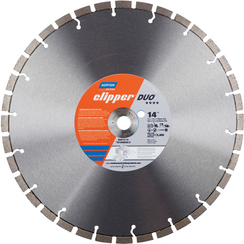 Clipper&reg; Duo Segmented Saw Blade Les Fournitures Industrielles Méga
