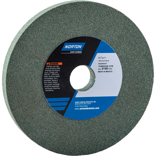 Bench Grinding Wheels - Gemini, 6" x 1/2", 1" Arbor Les Fournitures Industrielles Méga