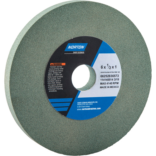 Bench Grinding Wheels - Gemini, 6" x 1/2", 1" Arbor Les Fournitures Industrielles Méga