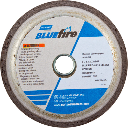 Disque &agrave; &eacute;barbage portatif non renforc&eacute; BlueFire Les Fournitures Industrielles Méga