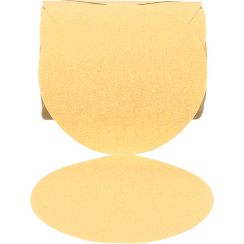 Disque abrasif dor&eacute; en rouleau 216U Stikit, 6" dia., Grain 80, Oxyde d'aluminium Les Fournitures Industrielles Méga