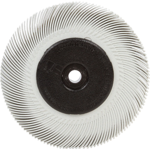 Scotch-Brite Radial Bristle Brush, Ceramic, 120 Grit, 6" Dia. Les Fournitures Industrielles Méga