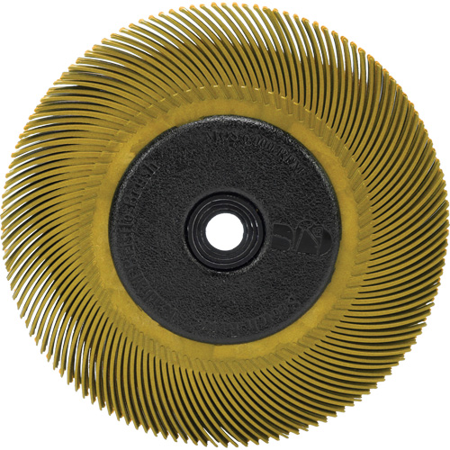 Scotch-Brite Radial Bristle Brush, Ceramic, 80 Grit, 6" Dia. Les Fournitures Industrielles Méga