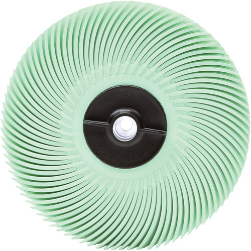 Scotch-Brite Radial Bristle Disc, Aluminum Oxide, 1 Micron Grit, 3" Dia. Les Fournitures Industrielles Méga