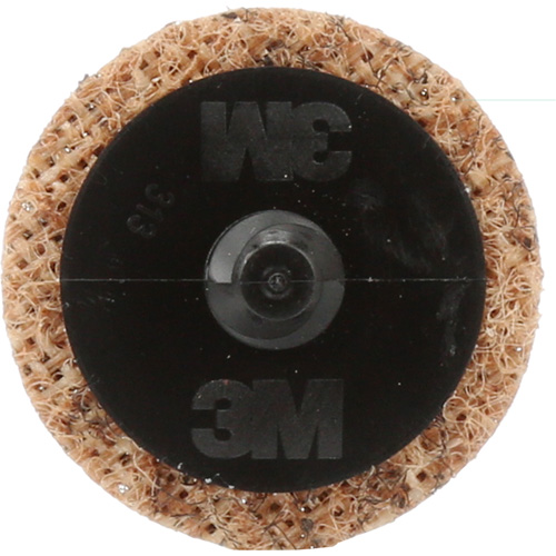 Disque de conditionnement de surface Roloc Scotch-Brite, 1-1/2" dia., Grain Cors&eacute;, Oxyde d'aluminium Les Fournitures Industrielles Méga