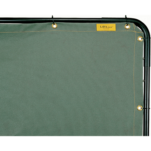 Welding Screen and Frame, Olive, 6' x 6' Les Fournitures Industrielles Méga