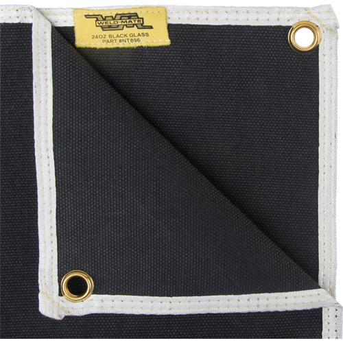 Couverture pour soudage en fibre de verre de 24 oz Lavashield, 6' la x 6' lo, R&eacute;sistance &agrave; la temp. 1000° F Les Fournitures Industrielles Méga
