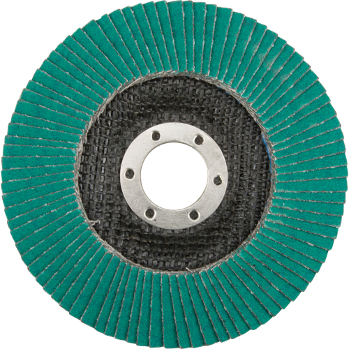 Flap Wheels - 577F Flap Discs, 4-1/2" x 7/8", Type 29, 80 Grit, Zirconium Les Fournitures Industrielles Méga