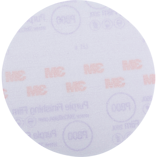 DISQUE FINITION MAUVE 6" HOOKIT GRN P800 50/BTE>, dia 6", Grain P800 Les Fournitures Industrielles Méga