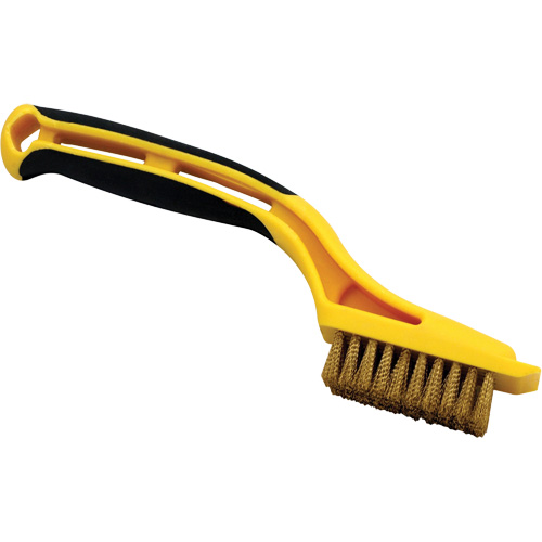 Mini-brosse, Laiton, 5 x 10 rangs de fils, Longueur 8-1/4" Les Fournitures Industrielles Méga