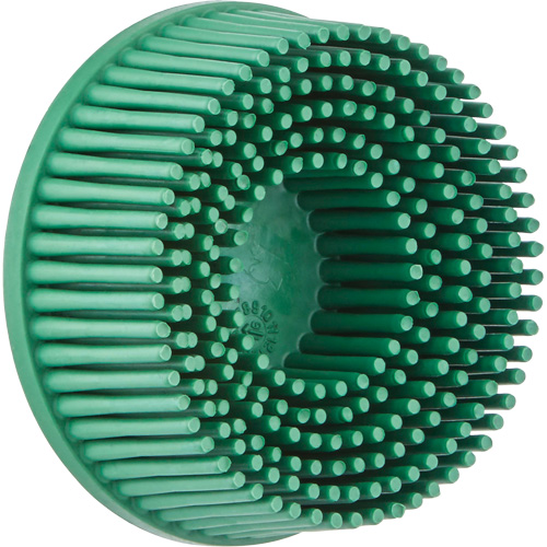 Meule en soie Roloc Scotch-Brite, C&eacute;ramique, Grain Cors&eacute;, 2" dia. Les Fournitures Industrielles Méga