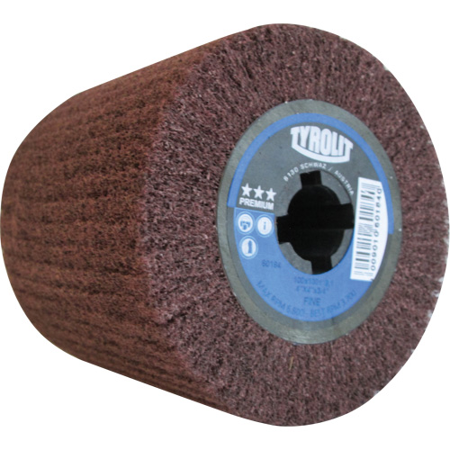 Pro-Line Surface Conditioning Drum, 4" Dia. x 4" W, 3/4" Arbor, Fine Grit, Aluminum Oxide Les Fournitures Industrielles Méga
