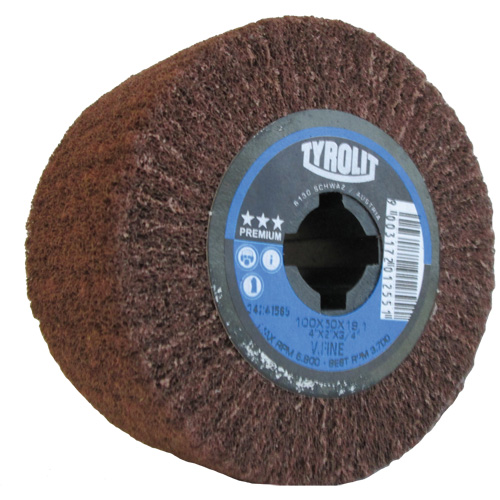 Pro-Line Surface Conditioning Drum, 4" Dia. x 2" W, 3/4" Arbor, Very Fine Grit, Aluminum Oxide Les Fournitures Industrielles Méga