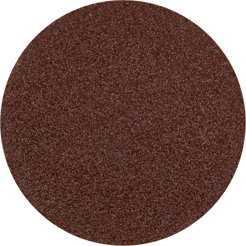 Disque de ponçage de 3" &agrave; endos blocable, 3" dia., Grain 36, Oxyde d'aluminium Les Fournitures Industrielles Méga