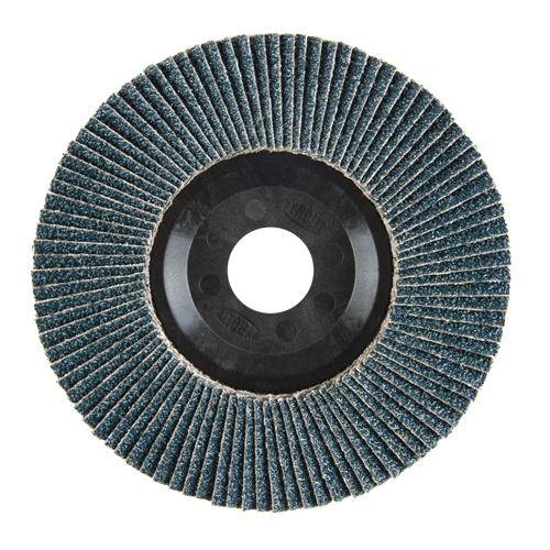 Flap Disc, 5" x 7/8", Type 27, 40 Grit, Zirconium Les Fournitures Industrielles Méga