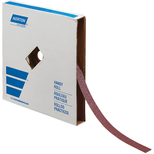 Rouleau de toile abrasive pour m&eacute;tal, Oxyde d'aluminium, 1" la x 150' lo, Grain 60 Les Fournitures Industrielles Méga