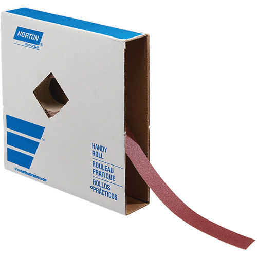 Rouleau de toile abrasive pour m&eacute;tal, Oxyde d'aluminium, 1-1/2" la x 150' lo, Grain 120 Les Fournitures Industrielles Méga