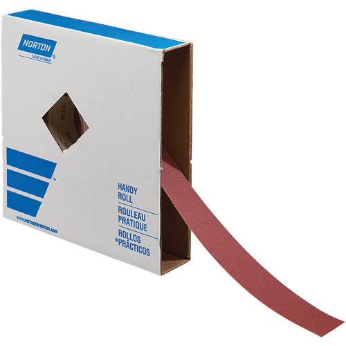 Metal Sanding Roll, Aluminum Oxide, 2" W x 150' L, 60 Grit Les Fournitures Industrielles Méga
