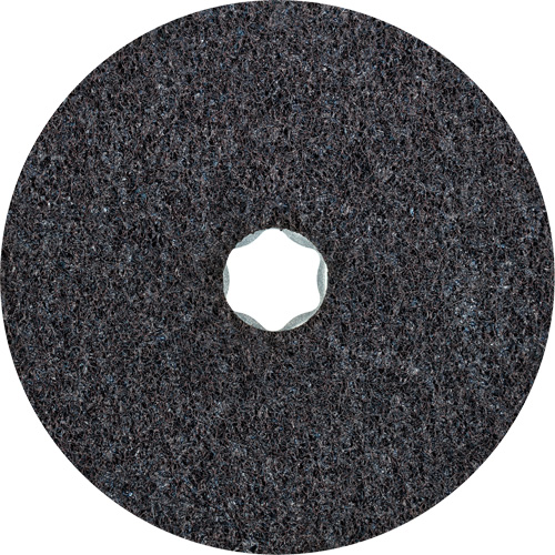 Disc de conditionnement de surface &agrave; boucles et crochets, 4-1/2" dia., Grain Moyen, Oxyde d'aluminium Les Fournitures Industrielles Méga