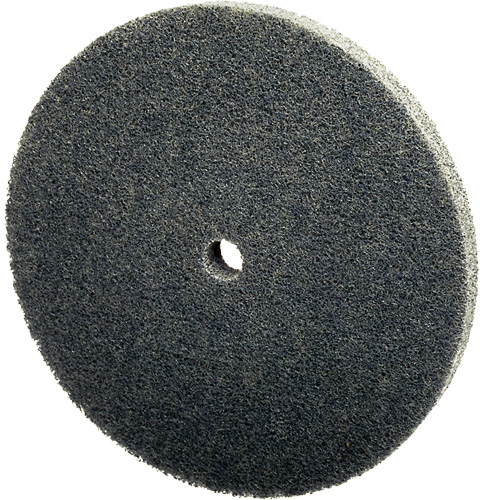 Scotch-Brite EXL Unitized Wheel, 3" x 1/4", 1/4" Arbor, Fine Grit, Silicon Carbide Les Fournitures Industrielles Méga