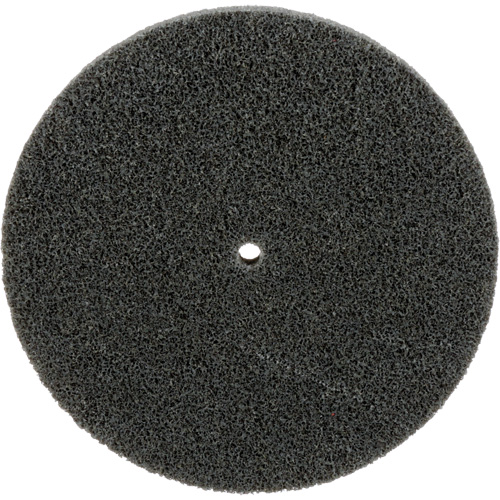 Meule unitaris&eacute;e EXL Scotch-Brite, 5" x 1/2", Arbre de 1/4", Grain de Fin, Carbure de silicium Les Fournitures Industrielles Méga