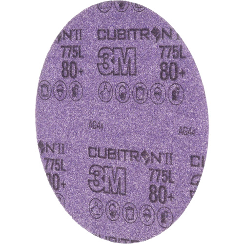 Rouleau de disques abrasifs Cubitron II Stikit, 6" dia., Grain 80+, C&eacute;ramique Les Fournitures Industrielles Méga
