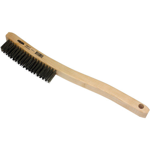 Brosse de nettoyage, Acier inoxydable, 3 x 19 rangs de fils, Longueur 13-11/16" Les Fournitures Industrielles Méga