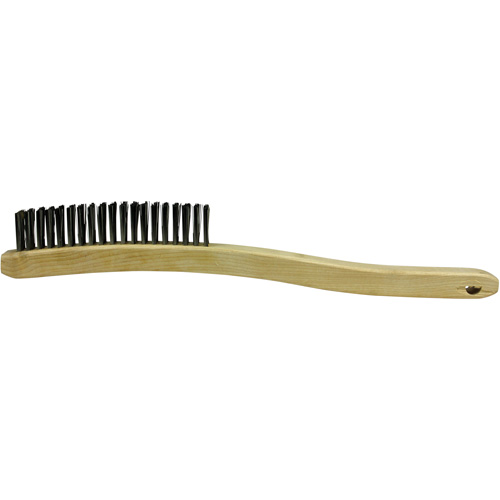 Brosse de nettoyage, Acier inoxydable, 3 x 19 rangs de fils, Longueur 13-11/16" Les Fournitures Industrielles Méga