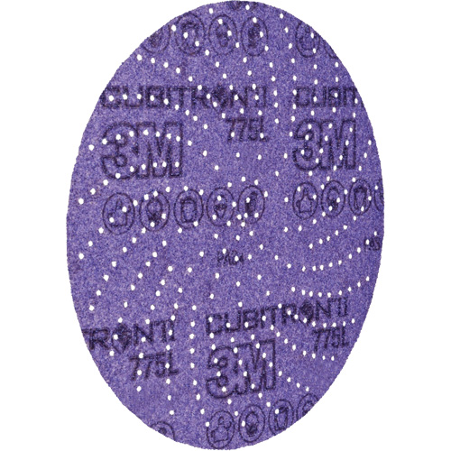 Cubitron II Hookit Film Disc 775L, 5" Dia., 80+ Grit, Ceramic, F-Weight Les Fournitures Industrielles Méga