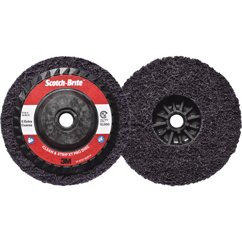 Scotch-Brite Clean & Strip XT Pro Disc, 5" Dia., Extra Coarse Grit, Silicon Carbide Les Fournitures Industrielles Méga