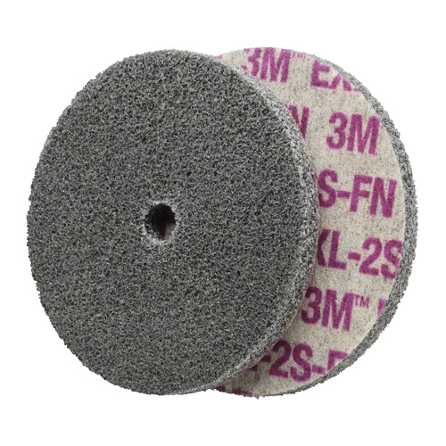 Scotch-Brite EXL Unitized Wheel, 6" x 1/4", 1/4" Arbor, Fine Grit, Aluminum Oxide/Ceramic/Zirconium Les Fournitures Industrielles Méga
