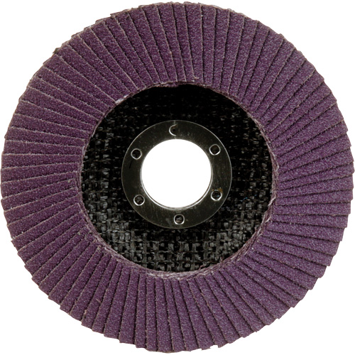 769F Quick Change Flap Disc, 4-1/2" x 7/8", Type 27, 80+ Grit, Ceramic Les Fournitures Industrielles Méga