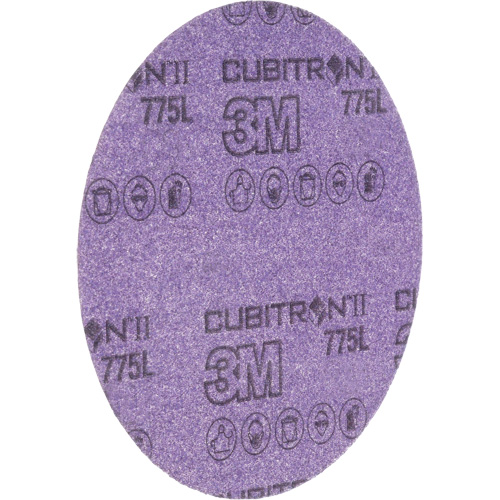 Cubitron II Hookit 775L Series Film Disc, 6" Dia., 240+ Grit, Ceramic, 3 mils Les Fournitures Industrielles Méga