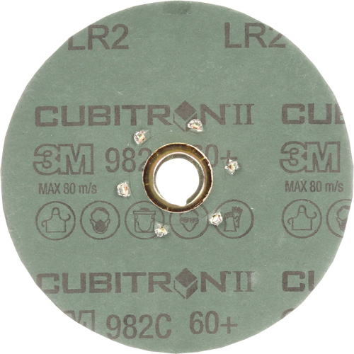 Disque en fibre 982C Cubitron II, C&eacute;ramique, 60+, 4-1/2" Dia Les Fournitures Industrielles Méga